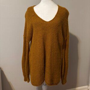 Free People Rust Orange Alpaca Blend Sweater – Gently Used